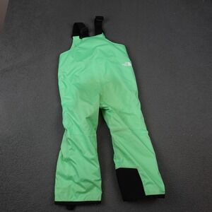 The North Face Snow Bib Pants Youth 6 Green DryVent Ski Snowboard Winter